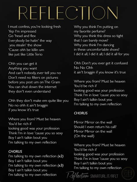 reflections lyrics